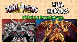 MEGA Monsters Cyclopsis & Goldar – Power Rangers: Heroes of the Grid Villains Breakdown