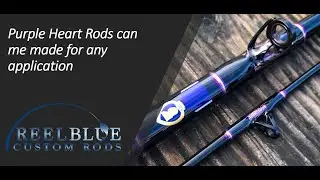 Custom Fishing Rods - Purple Heart Series