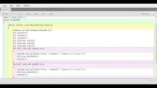 Array Based Program In Java || Program 6 #viral #java #computerscience #icseboard