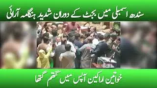 Budget books were through on PTI & PPP members during budget session in Sindh Assembly |Muqadma News