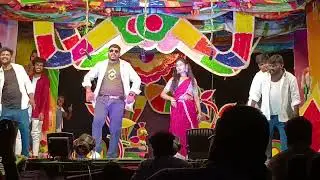 Hullala Hullala song by praveen in BobbiliSimham Natakam #dramavideo #dance #viralvideo