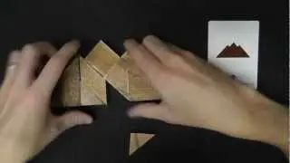 Tangram Wooden Puzzle Solving (Part 1) for ASMR and Relaxation