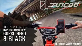 Juiced Hyper Scrambler 2 52v dual battery (Red) Electric bike / Gopro hero 8 Black