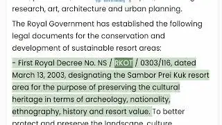 History and conservation work of Sambor Prei Kuk temple, Part 3