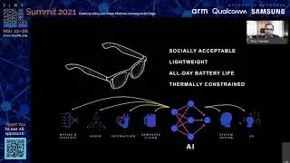 Основной доклад tinyML Summit 2021: Эффективное понимание аудиовизуальной информации на устройствах дополненной реальности