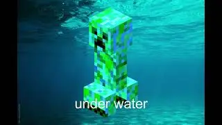12 creeper explode sound variation in 80 second  (minecraft)