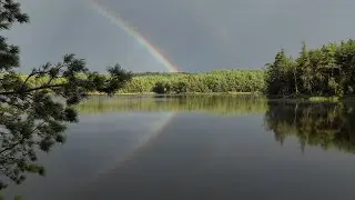 Camping in Risveden Sweden