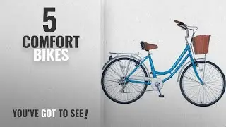Top 10 Comfort Bikes [2018]: Ladies Girls Spring Dutch Style Bike Bicycles 6 Speeds with Warranty