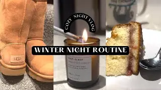WINTER NIGHT ROUTINE 2023 ☕️❄️| a cozy, chill, aesthetic night *RELAXING*