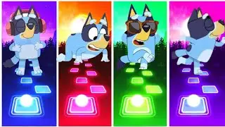 BLUEY 🆚 BINGO 🆚 ROBO BINGO 🆚 BLEUY MOVE MUSIC 🎼🎶 TILES HOP EDM RUSH GAME