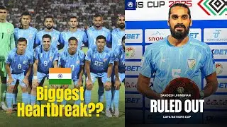Big Setback for India 🇮🇳 | Sandesh Jhingan Injured Before CAFA Nations Cup