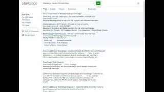 The best way to Search online safe and secure - Startpage, IxQuick or DuckDuckGo