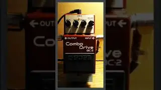6. BOSS BC-2 Combo Drive overdrive distortion boost guitar pedal Vox AC 30 15 10 British crunch demo