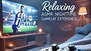 Relaxing ASMR FIFA Nighttime Gameplay Experience