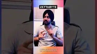 What is Zettabyte?  #bigdata #bigdataanalytics #ai #cloudcomputing #viral #viralshorts #pixipace