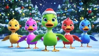 Five Little Ducks &ndash; Christmas Song for Kids | Fun Counting & Holiday Animation CocoKids TV #cartoon