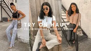 TRY ON HAUL: REVOLVE, STATE OF MYNE, MISSGUIDED, NASTY GAL!