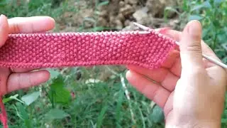 New Knitting Design - Border Knitting | Easy Border | Cardigan Border
