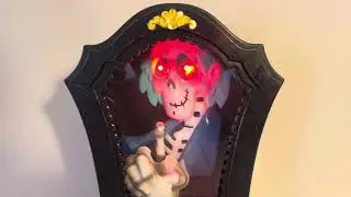Gemmy Halloween 2022 Prototype Disney Haunted Mansion &ldquo;Tapping Skeleton&rdquo;