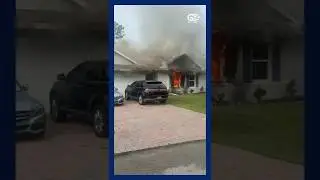 Crews respond to house fire along Temuco St in Deep Creek