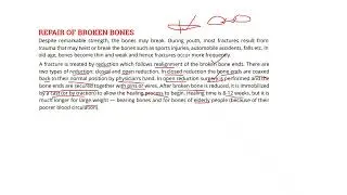 Class 12|Biology|Chapter 16| Repair of Broken Bones