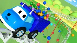 Aprenda cores ! Ethan anda na montanha russa - Aprende com Ethan 🚚 Desenho Animado Educativo