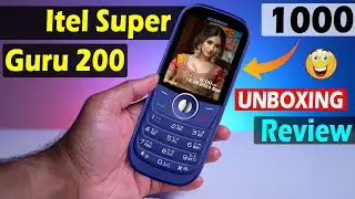 Itel Super Guru 200 Unboxing And Review - Flagship Killer 😈🔥 UPI | 1200mAh🔋| 1.3MP 📷