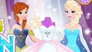 &hearts; Design Your Frozen and Anna Wedding Dress for Girls for Kids