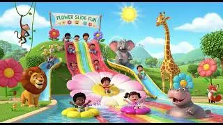 Jungle Slide 🌿🐒 2 | Fun Animal Adventure Song | Nursery Rhymes for Kids