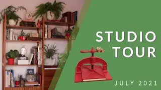 My Studio Tour // A printmaker's work space // July 2021