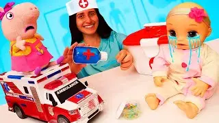 Perché sta piangendo la bambola Baby Alive? Video e giochi con bambole per bambini piccoli