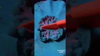 Inky Pinky Ponkey Knife Kinetic Glitter Sand Cutting  #asmr #satisfying #oddlysatisfying