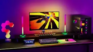 Ultimate Desk Glow-Up: Ambient Light Strips, Nixie Tubes, and More!