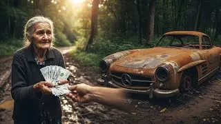 Restoring a Burned Mercedes 300SL Gullwing 1955 | Full ASMR Restoration