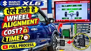 Car Wheel Alignment कैसे करते हैं  | Car Wheel Alignment | How To Do Alignment In Car | Alignment !!