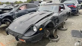 Datsun 280ZX 1981 года на свалке