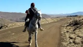 Horseback riding in Lesotho