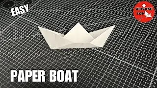 Origami Paper Boat 🚤 | Easy Paper Boat Tutorial Step by Step