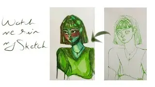 Watch me ruin my sketch🥲. Watercolour art in India.