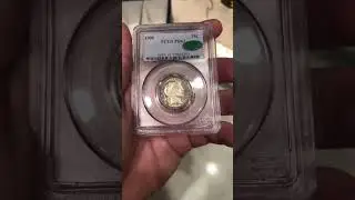 PROOF 1900 Barber Quarter! CAC approved! #shorts