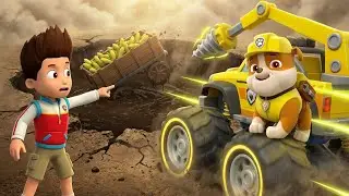 PAW Patrol: Rescue Wheels &ndash; The Deep Dirt Dash 🌽🚜 | Rubble's Monster Rig Sinkhole Save!