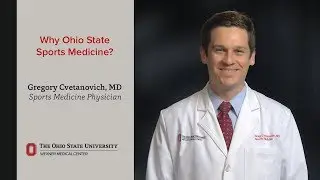 Gregory Cvetanovich: Why I love sports medicine | Ohio State Medical Center