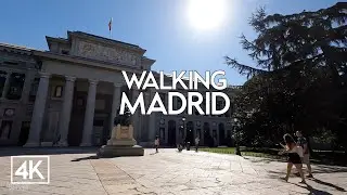 [4K] Walking Madrid | Prado Museum and Moyano Street | POV 4K HDR