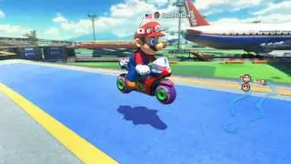 Wii U - Mario Kart 8 - Sunshine Airport (Part 36) RedHot24 (Mario)
