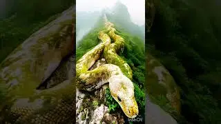 AI Travel Discovery | Giant Python attacking Bus | Amazon Jungle #shorts #art.