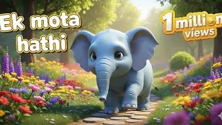 Ek Mota Hathi | Most Popular Hindi Nursery Rhymes | Hathi Elephant Song