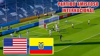 Estados Unidos vs Ecuador Partido Amistoso Internacional 2025