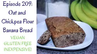 Oat and Chickpea Flour Banana Bread // Gluten Free // Egg Free // Dairy Free // Refined Sugar Free