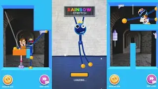 Rainbow Stretch - Blue Monster Gameplay Walkthrough #1
