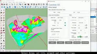 1.5 Array layout --- Layout All (3D design for complex terrain PV plant)